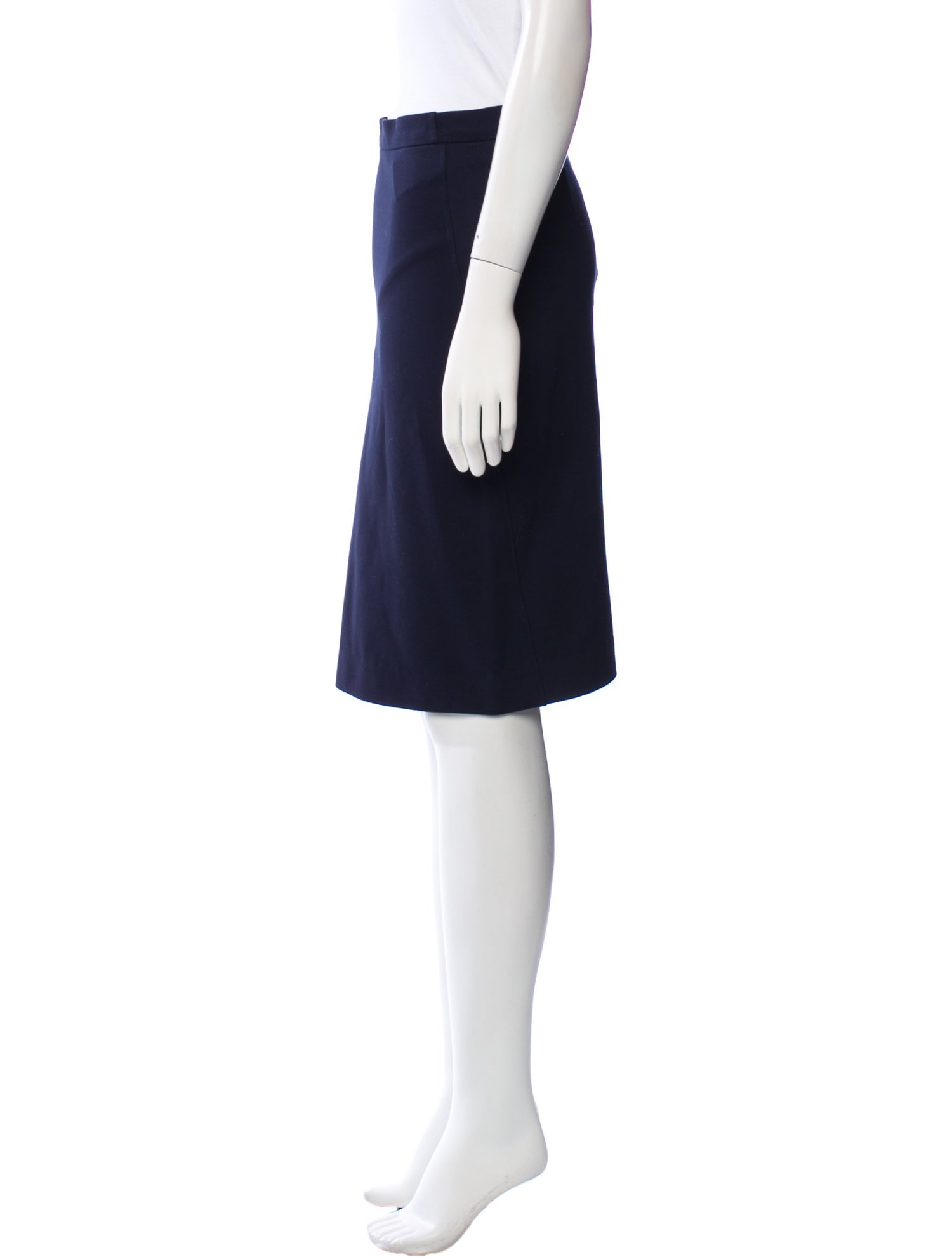 Donna Karan Wool Knee-Length Skirt