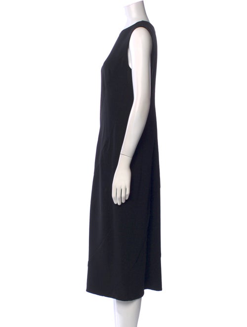 Donna Karan Wool Midi Length Dress