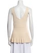 Donna Karan V-Neck Sleeveless Top
