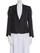 Donna Karan Silk Printed Blazer