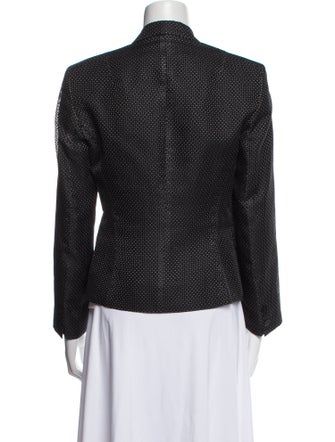 Donna Karan Silk Printed Blazer