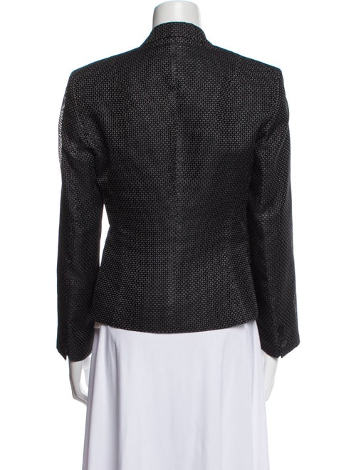 Donna Karan Silk Printed Blazer