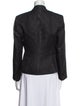 Donna Karan Silk Printed Blazer