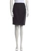 Donna Karan Silk Knee-Length Skirt