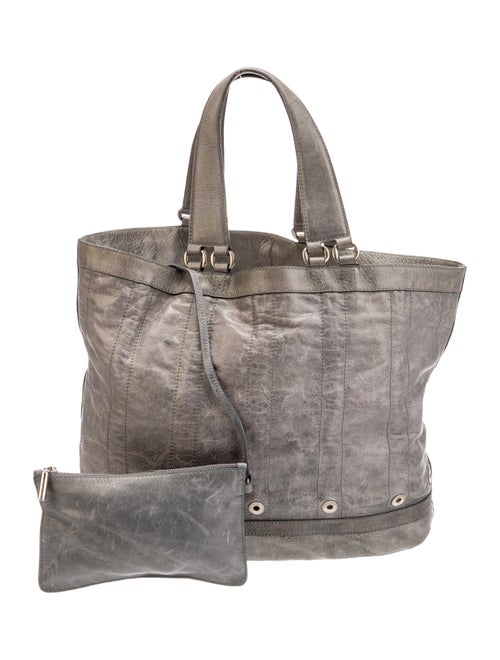 Donna Karan Leather Top Handle Bag