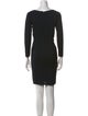 Donna Karan V-Neck Mini Dress