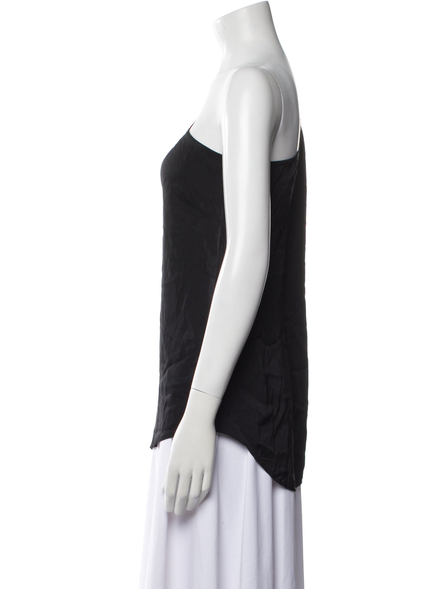 Donna Karan Silk One-Shoulder Top