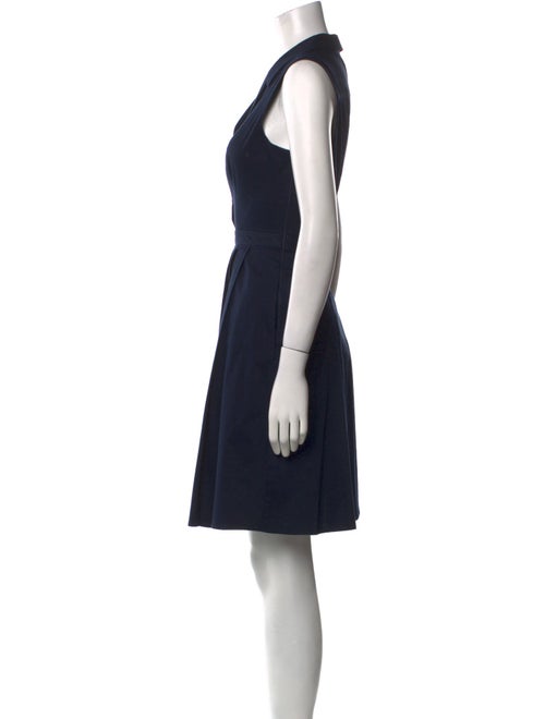 Donna Karan V-Neck Knee-Length Dress
