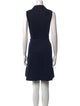 Donna Karan V-Neck Knee-Length Dress