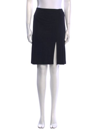 Donna Karan Ruffle Embellishment Knee-Length Skirt
