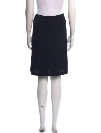 Donna Karan Ruffle Embellishment Knee-Length Skirt