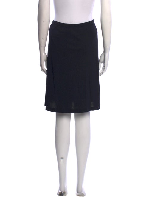 Donna Karan Ruffle Embellishment Knee-Length Skirt