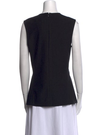 Donna Karan Crew Neck Sleeveless Top