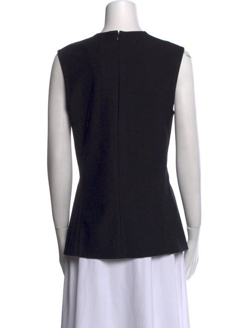 Donna Karan Crew Neck Sleeveless Top