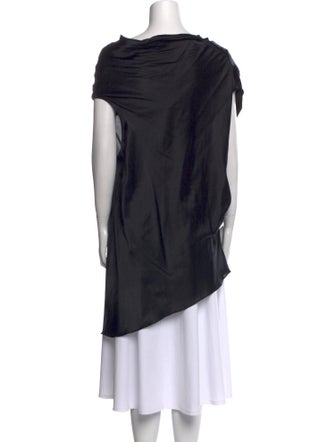 Donna Karan Silk Cowl Neck Tunic