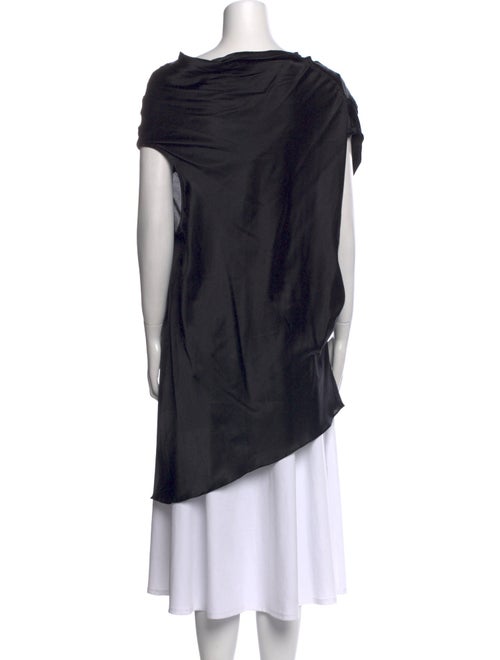 Donna Karan Silk Cowl Neck Tunic