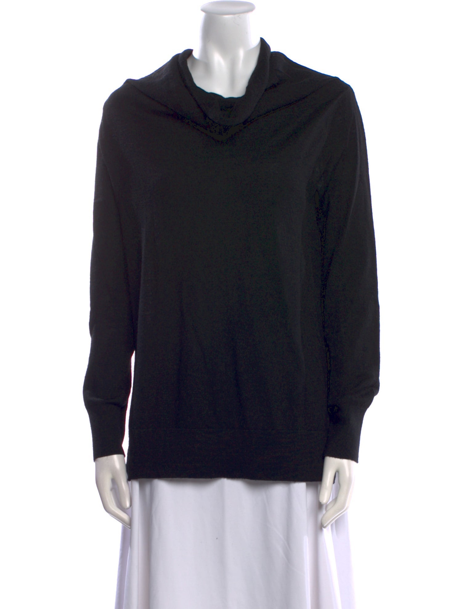 Donna Karan Merino Wool Cowl Neck Sweater