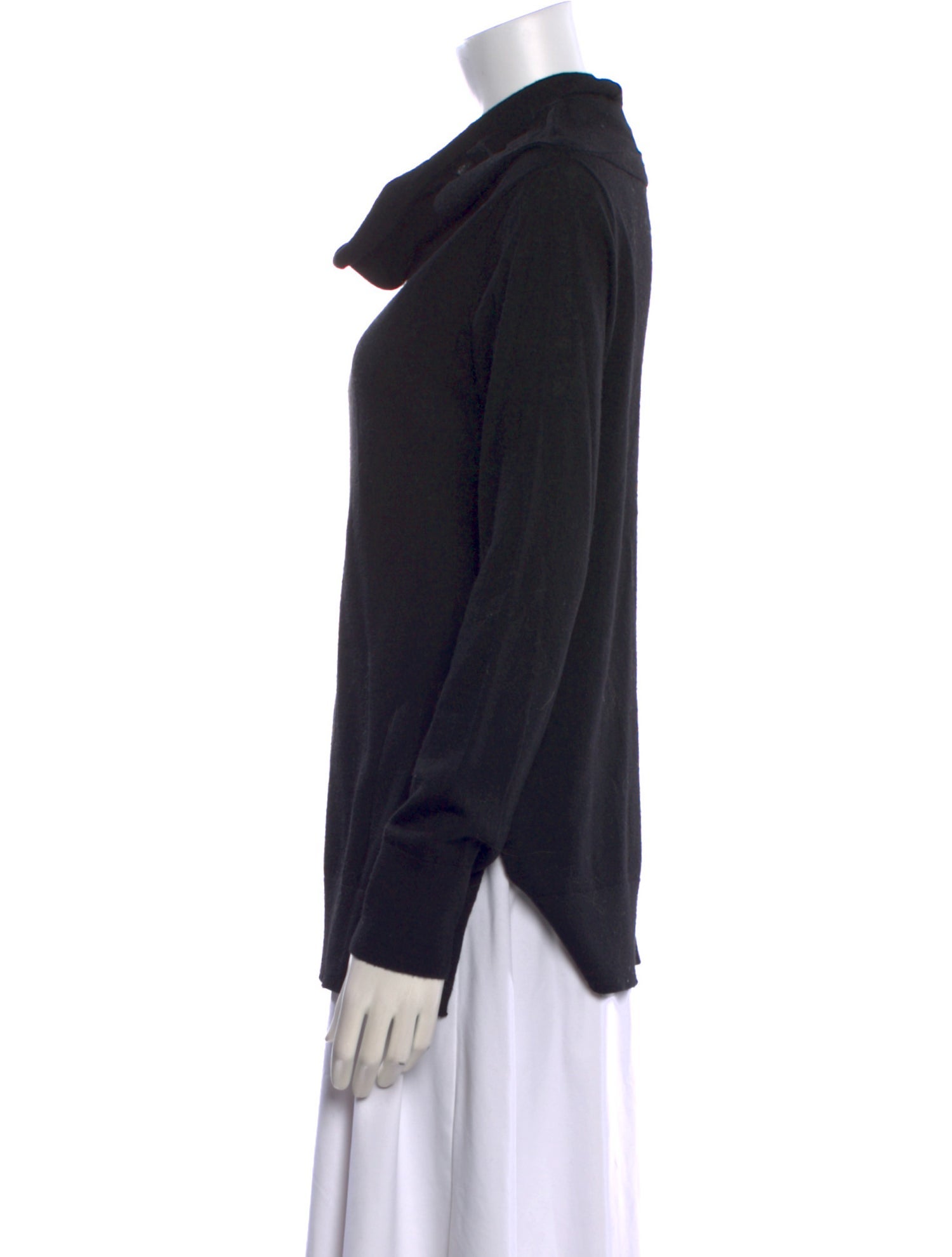 Donna Karan Merino Wool Cowl Neck Sweater