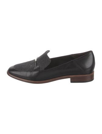 Donna Karan Leather Loafers