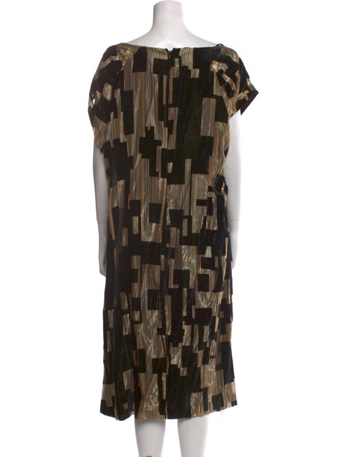 Donna Karan Printed Midi Length Dress