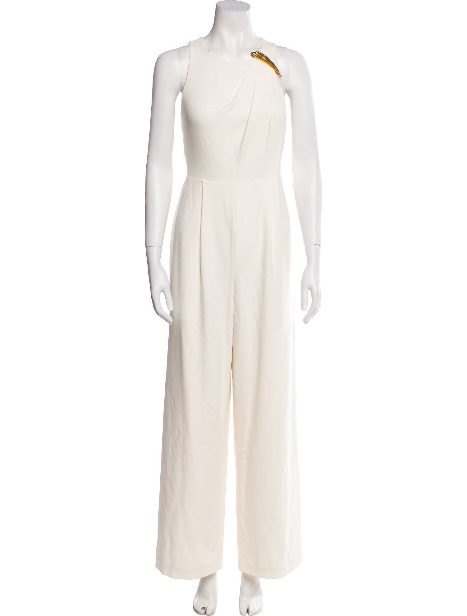 Donna Karan Crew Neck Jumpsuit