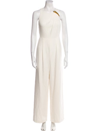 Donna Karan Crew Neck Jumpsuit