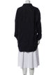 Donna Karan Long Sleeve Button-Up Top