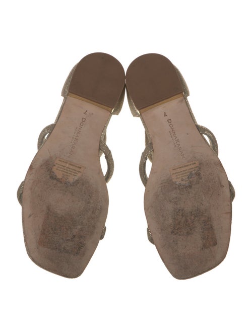 Donna Karan Leather Gladiator Sandals