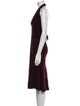 Donna Karan Wool Midi Length Dress