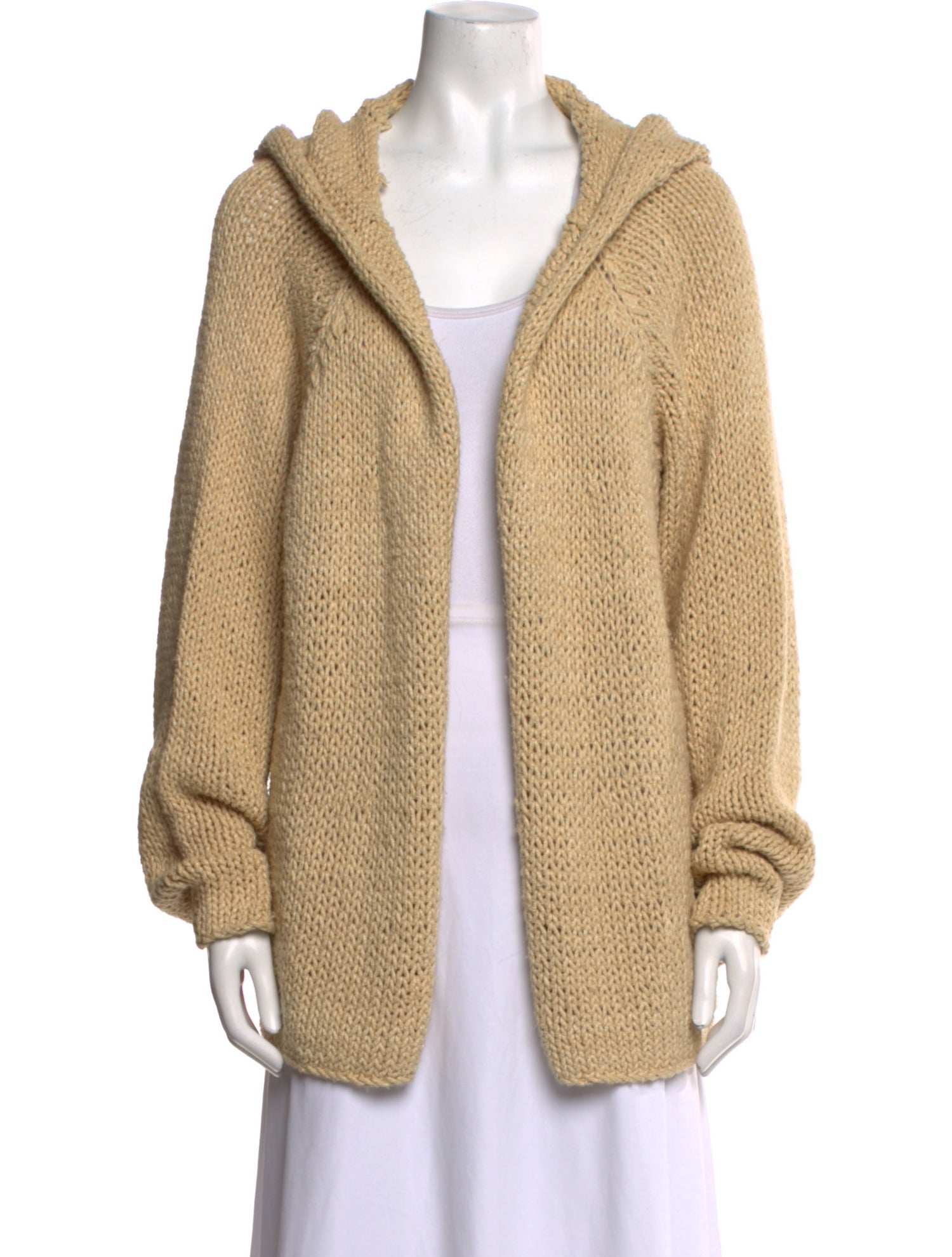 Donna Karan Open Front Sweater