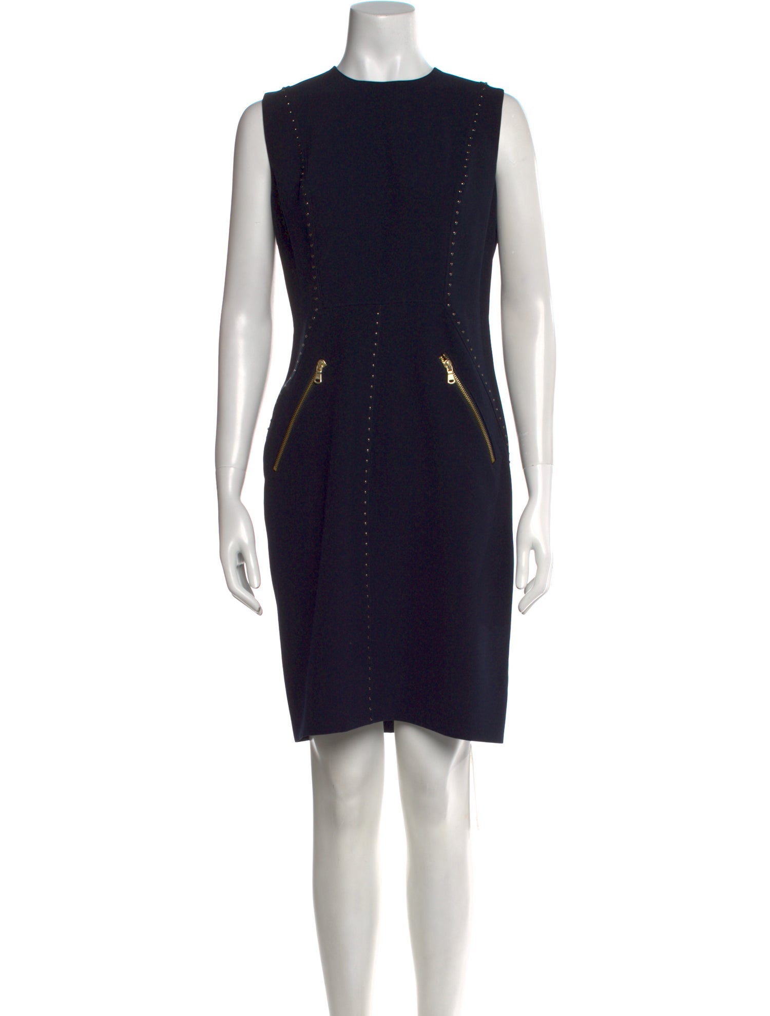 Donna Karan Crew Neck Mini Dress