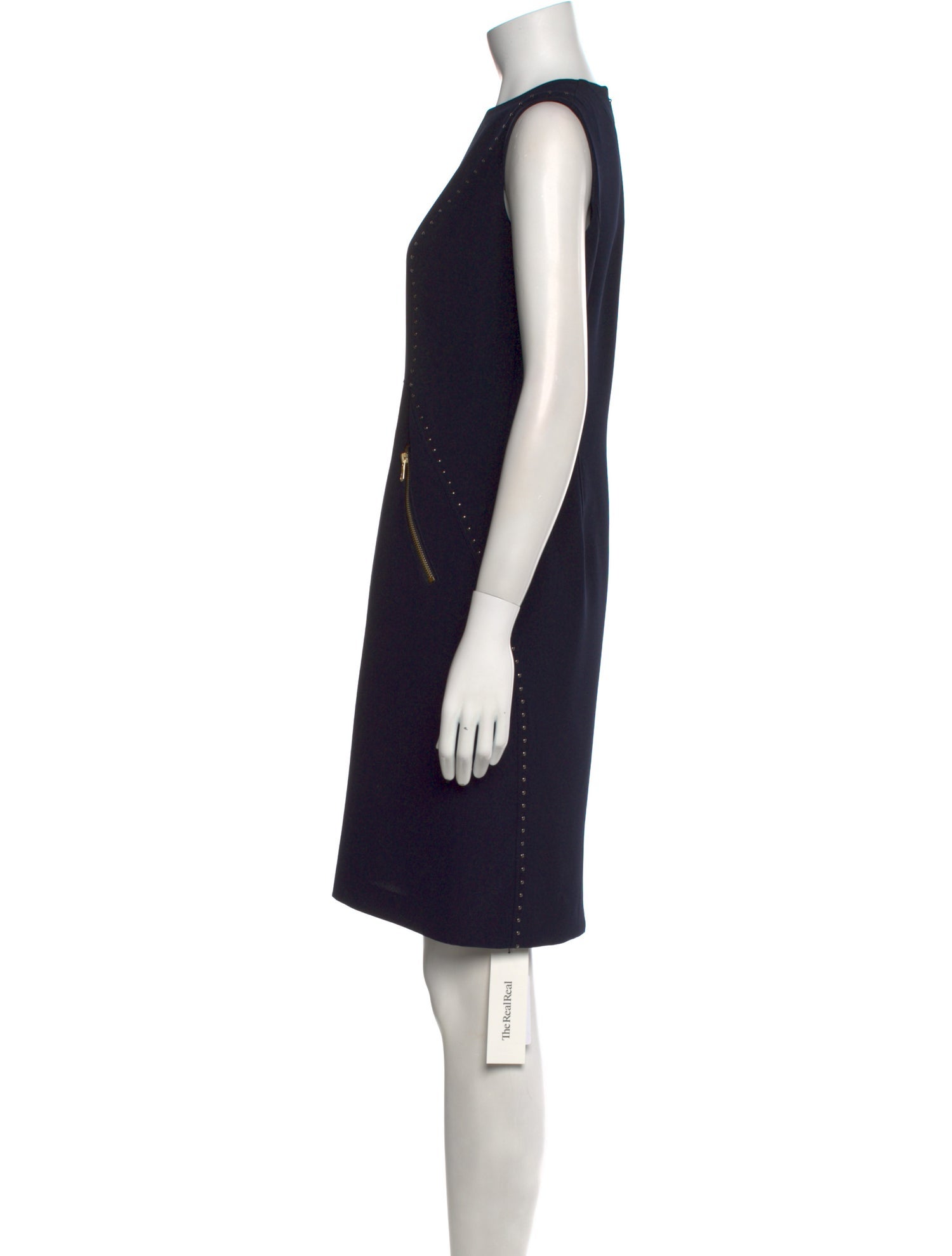 Donna Karan Crew Neck Mini Dress