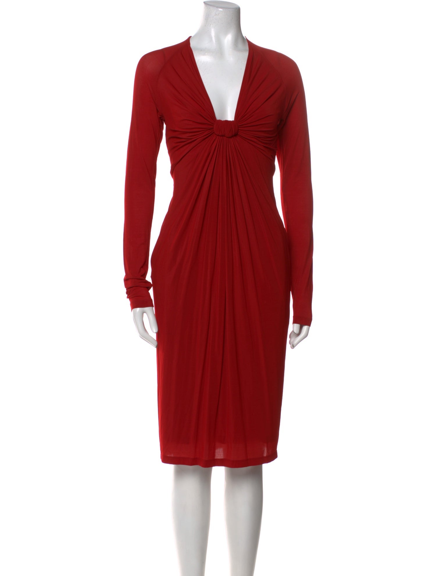 Donna Karan V-Neck Mini Dress