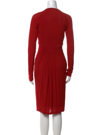 Donna Karan V-Neck Mini Dress