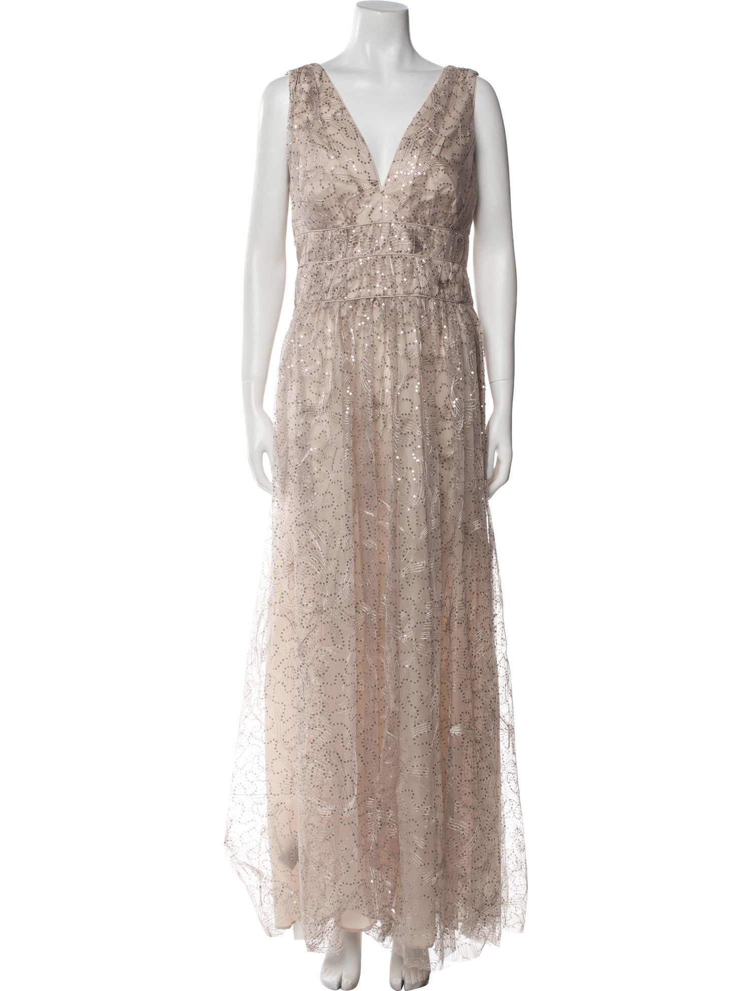 Donna Karan Sequin Long Dress w/ Tags