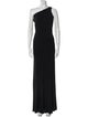 Donna Karan One-Shoulder Long Dress