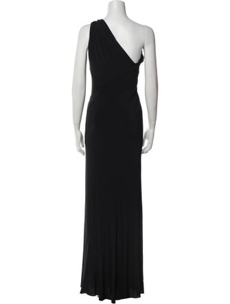Donna Karan One-Shoulder Long Dress