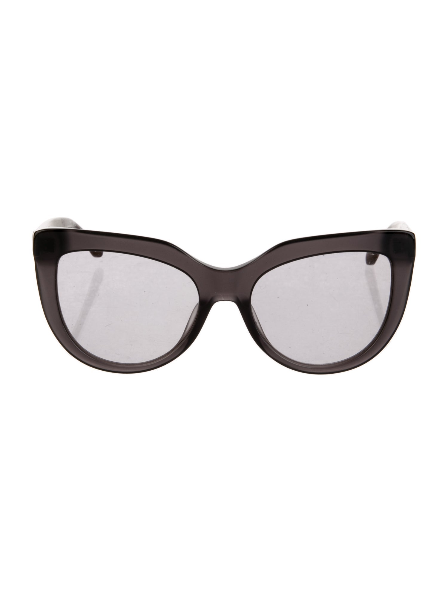 Donna Karan Cat-Eye Mirrored Sunglasses