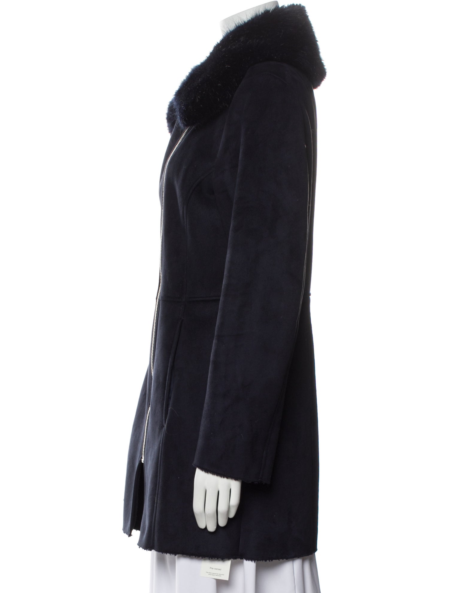 Donna Karan Faux Fur Jacket