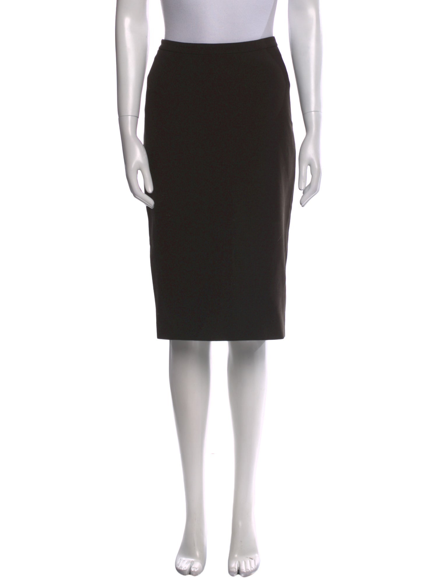 Donna Karan Wool Knee-Length Skirt