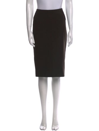 Donna Karan Wool Knee-Length Skirt