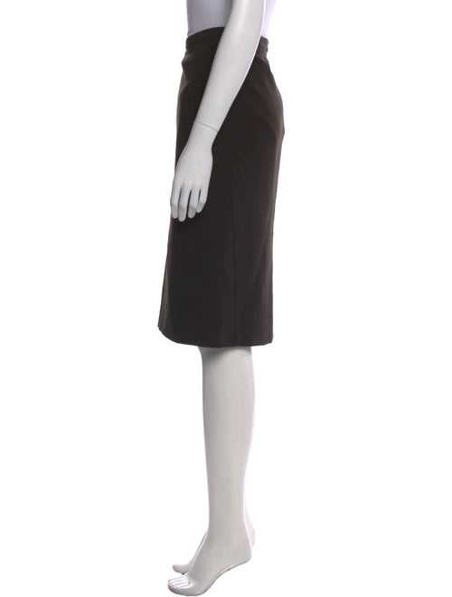 Donna Karan Wool Knee-Length Skirt