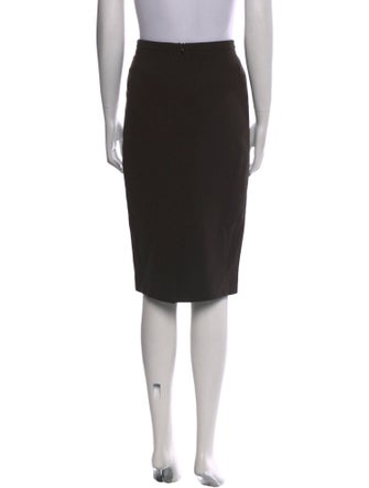 Donna Karan Wool Knee-Length Skirt