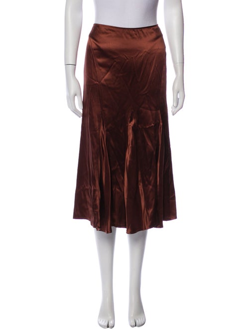 Donna Karan Silk Knee-Length Skirt
