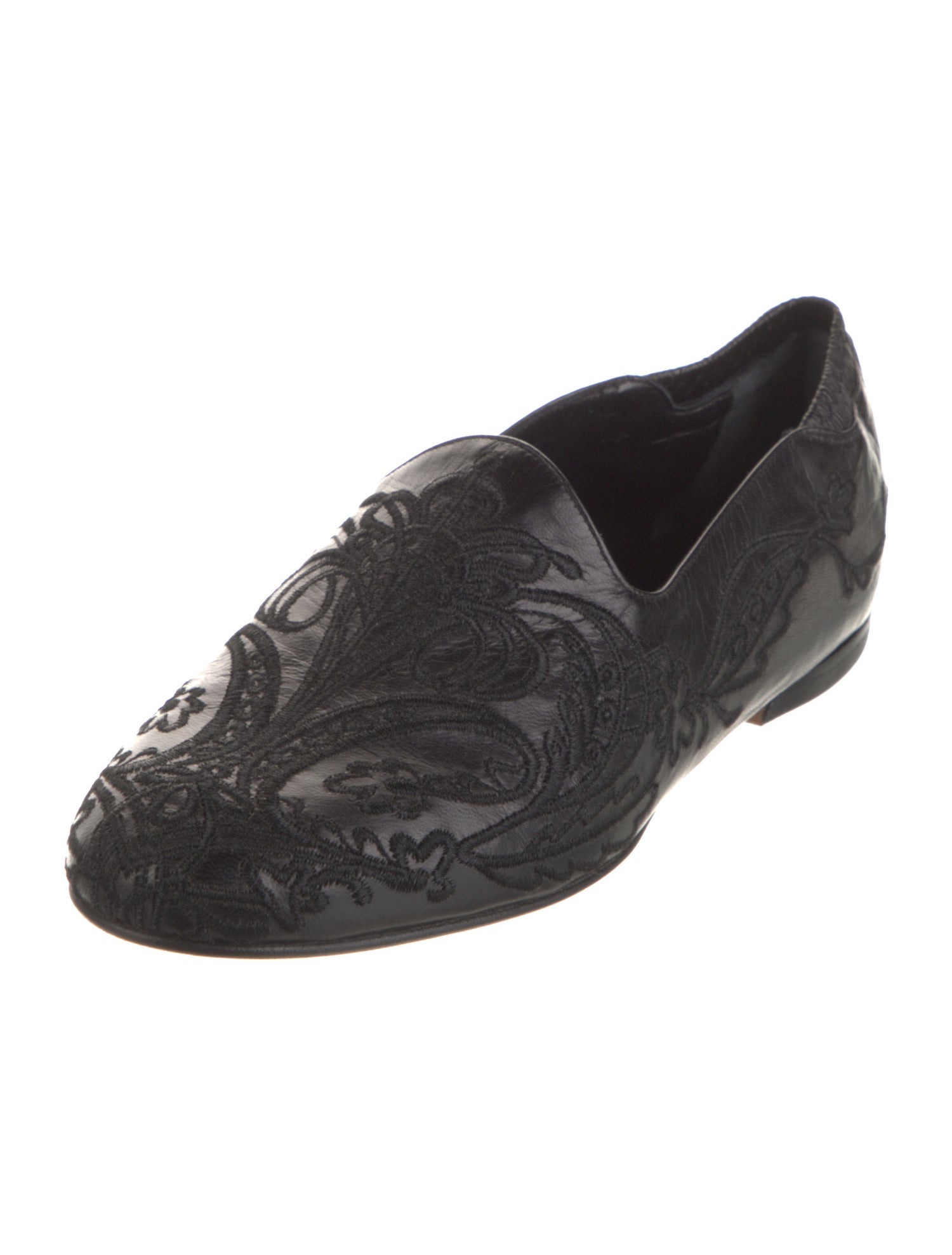 Donna Karan Leather Loafers