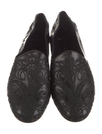 Donna Karan Leather Loafers
