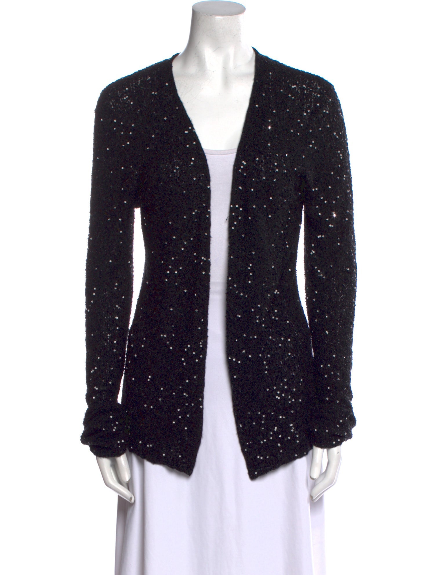 Donna Karan Cashmere Open Front Sweater