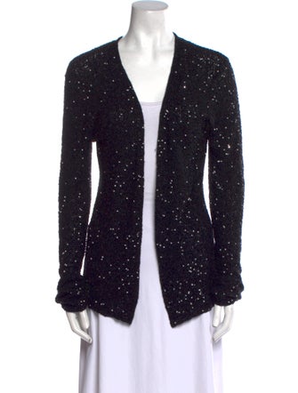 Donna Karan Cashmere Open Front Sweater