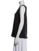 Donna Karan Silk Scoop Neck Top