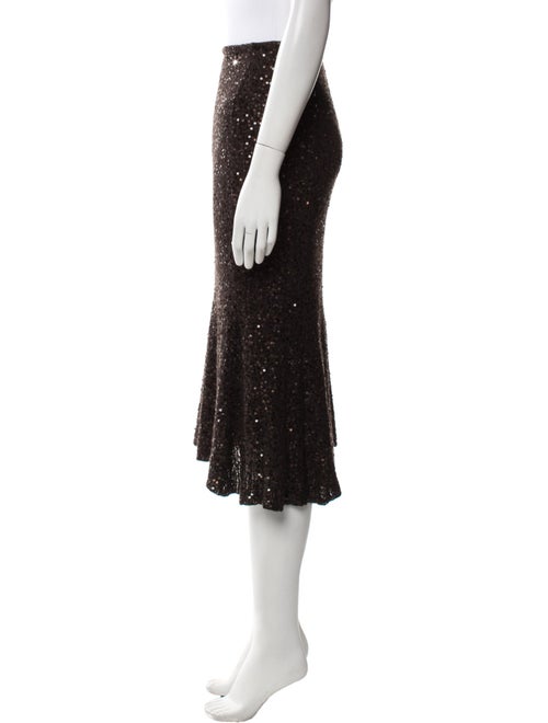 Donna Karan Cashmere Midi Length Skirt